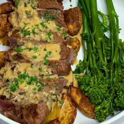Cajun Steak & Crispy Potatoes